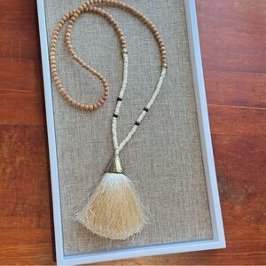 Noonday Beaded Necklace with Tassel